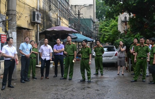 Giám sát việc xử lý các cơ sở không đảm bảo yêu cầu về phòng cháy, chữa cháy tại Hai Bà Trưng, Sở Xây Dựng và Sở Công thương